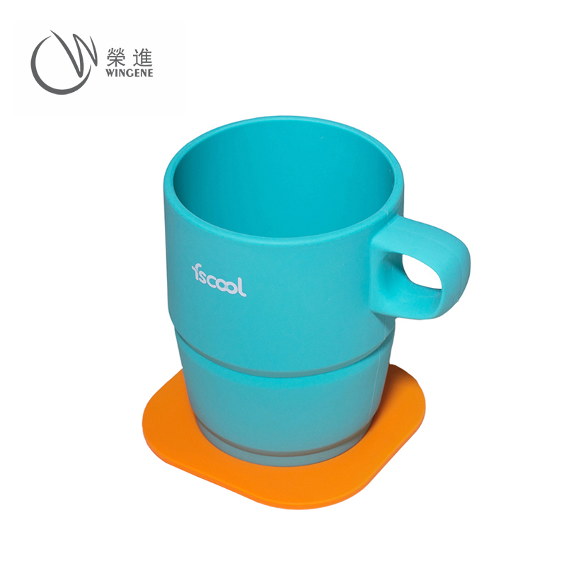 创意旅行折叠硅胶马克杯|家用办公饮水咖啡杯-荣进折叠马克杯带