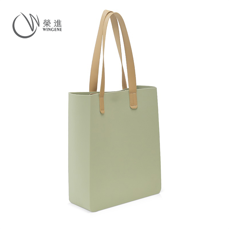 硅胶单肩斜挎包,防水女式韩版沙滩包,荣进硅胶手提包厂家定制批发