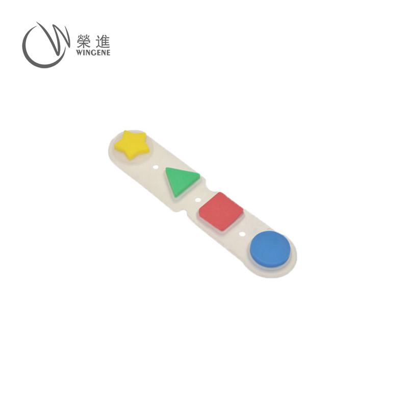 多色K硅胶按键|色K多次成型按键-深圳多色K硅胶按键定制加工