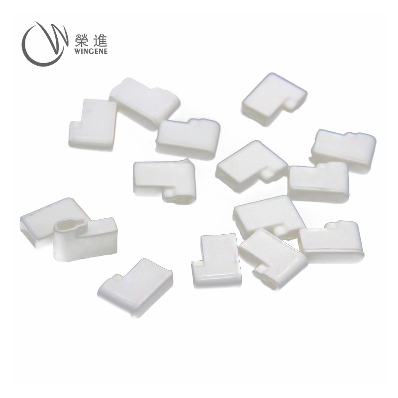 白色旗形阻燃硅胶护套|旗型硅胶端子护套