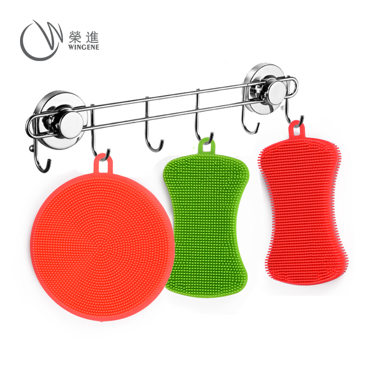 硅胶洗碗刷|多功能洗碗刷|食品级硅胶百洁布-硅胶洗碗刷批发定制厂家