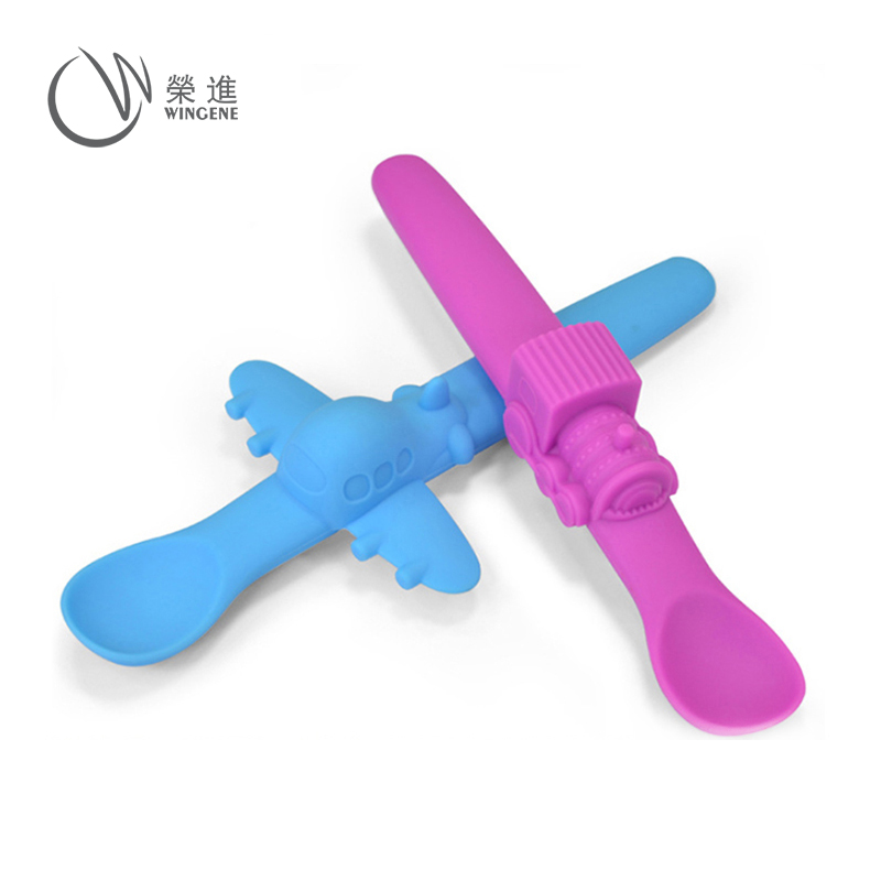宝宝硅胶勺|硅胶勺|婴儿感温勺-深圳硅胶勺生产厂家