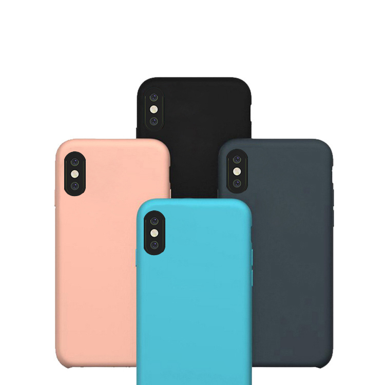 苹果x液态硅胶手机壳