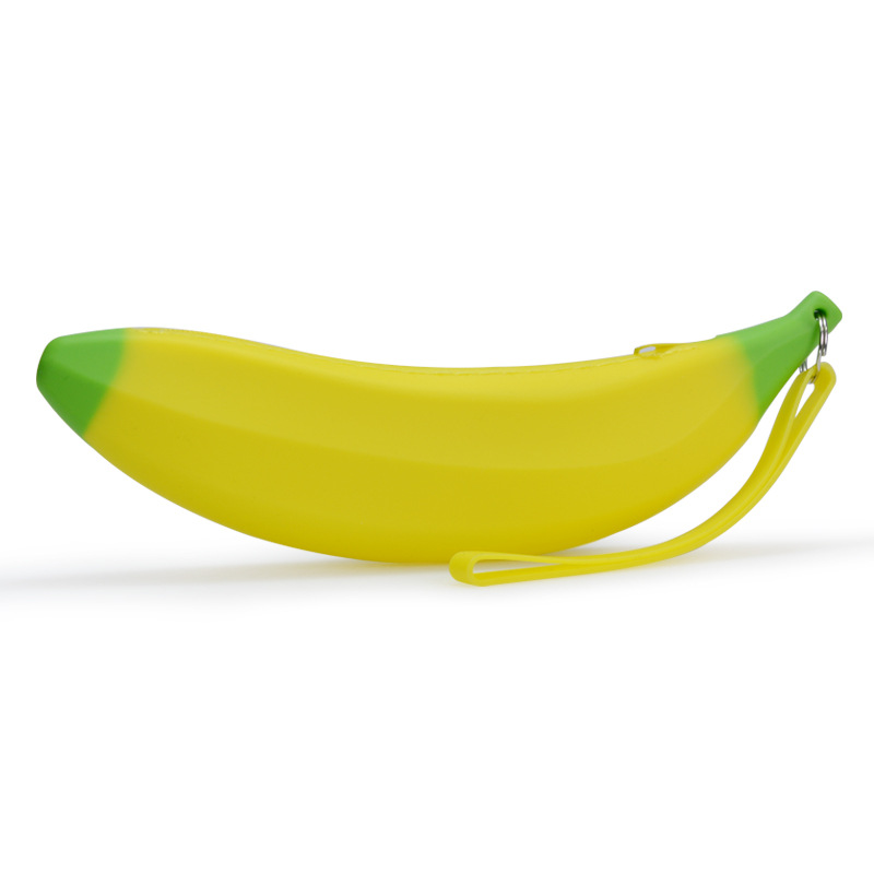 香蕉型硅胶零钱包详情描述图3