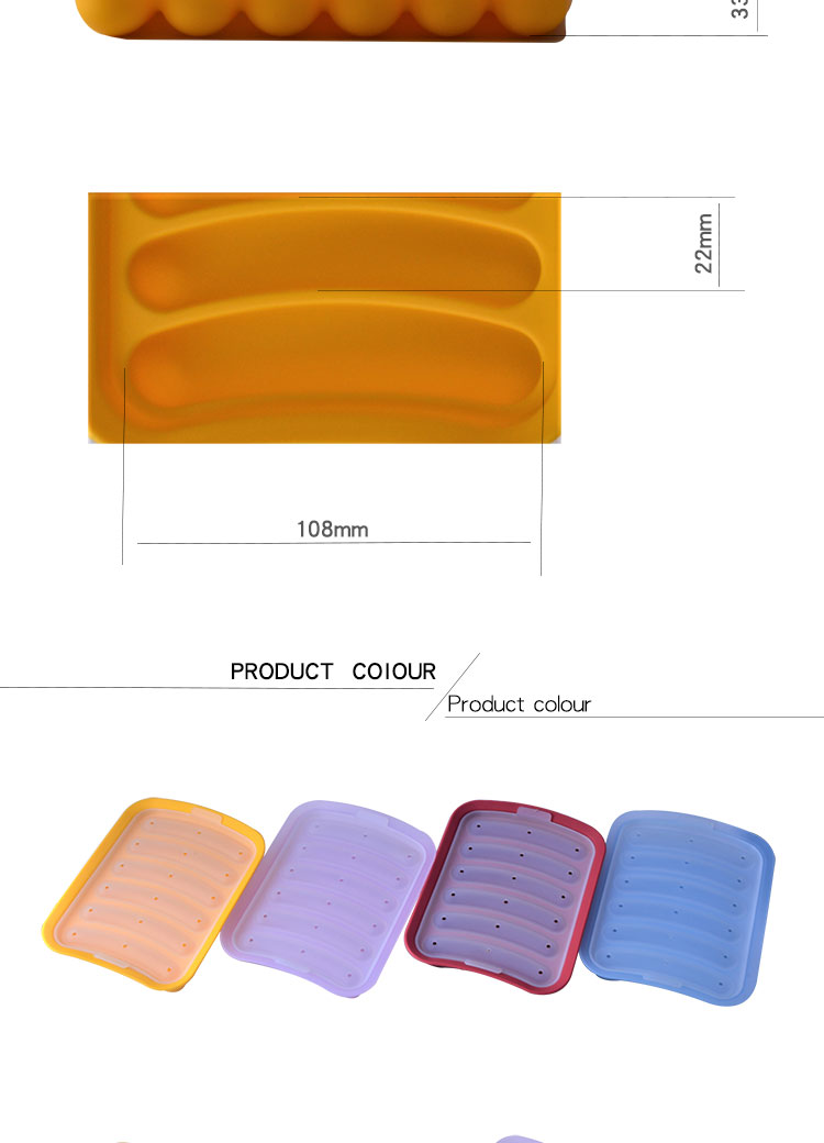 香肠烘焙硅胶模具详情展示图3