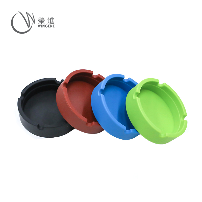 耐高温防摔硅胶烟灰缸