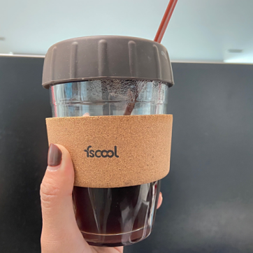 fscool带吸管随手咖啡杯
