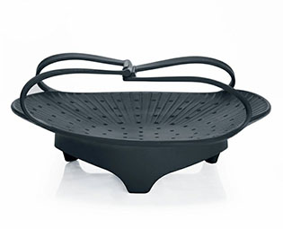 创意折叠硅胶蒸篮