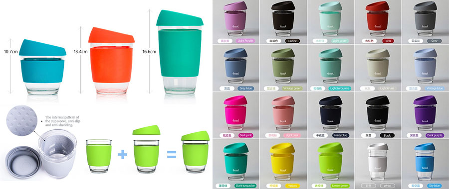 热销的硅胶咖啡杯