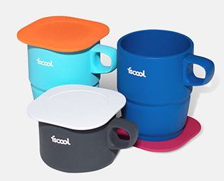 1号硅胶马克折叠杯