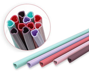 创意彩色硅胶吸管