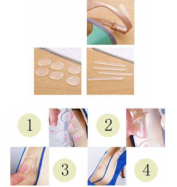 透明硅胶后跟帖/鞋垫