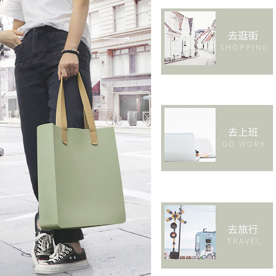 时尚韩版女士硅胶手提包