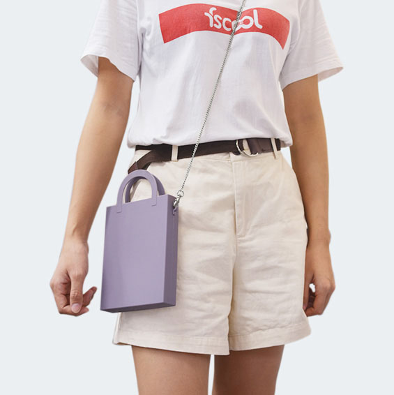 时尚女士硅胶手提包